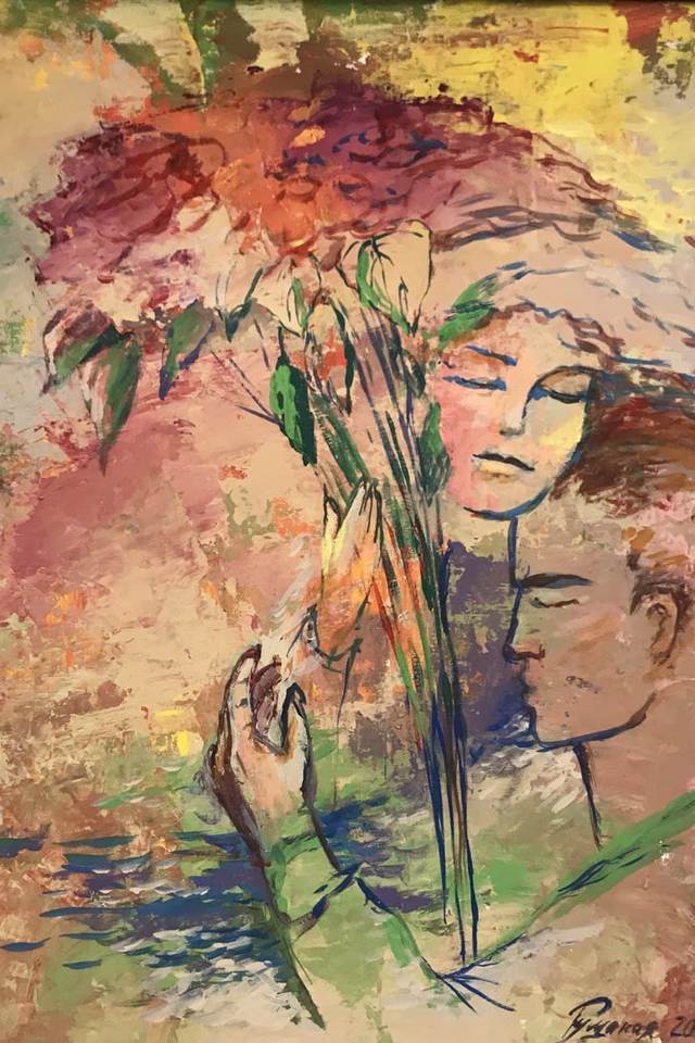 «Жить в сердце», Рушания Бадретдинова, 70х50, х.м., серия «Хроники жизни»